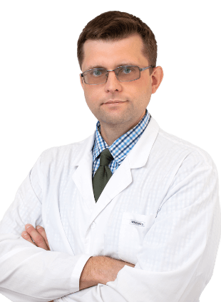Врач травматолог-ортопед высшей категории, врач-артролог, к.м.н. Дорошев Михаил Евгеньевич